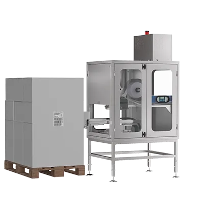 Armoire en acier inoxydable de l'étiqueteuse palettes Domino M230i-P150